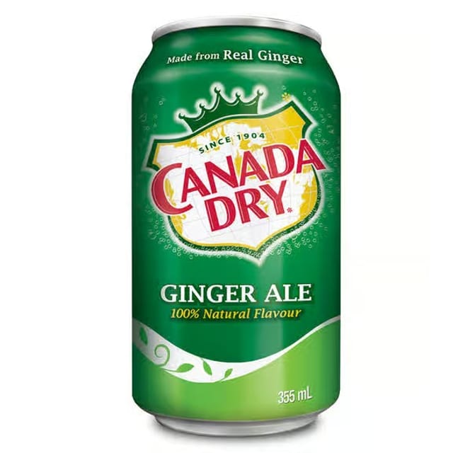 Canned Ginger Ale.