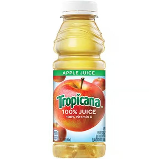 Bottle Tropicana Apple Juice.