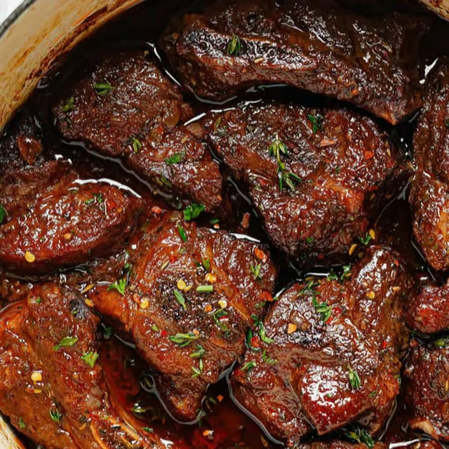 Stew pork chops.